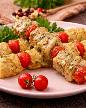 Brochette de poulet moutarde x9 pièces (environ 1,9kg)