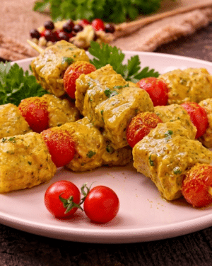 Brochette de poulet curry x9 pièces (environ 1,9kg)