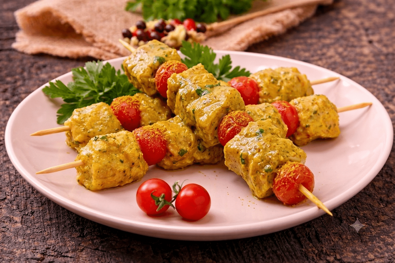Brochette de poulet curry x9 pièces (environ 1,9kg)